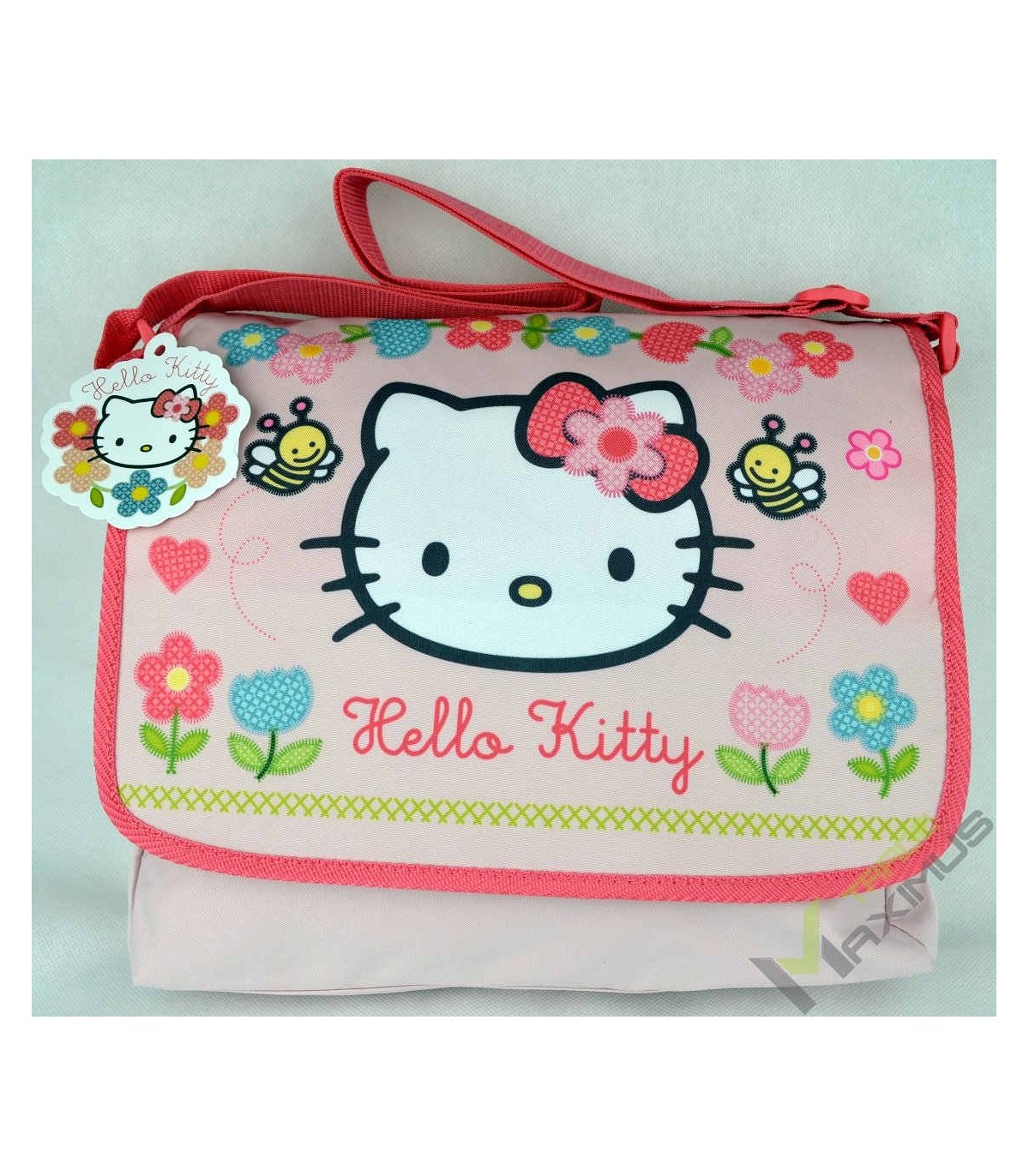Hello Kitty Tasche Umhängetasche Kindergartentasche *NEU* aus Jeansstoff 